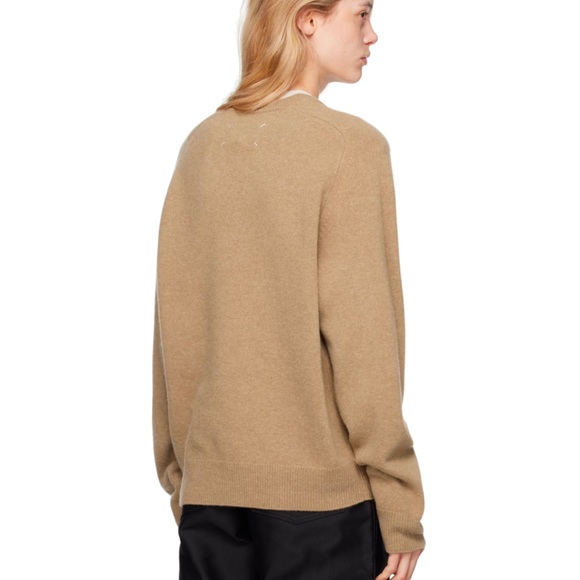 Maison Margela Women V neck cashmere jumper Made in Italy - Picture 14 of 14